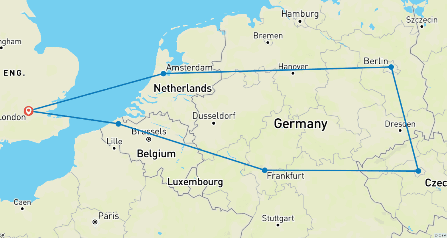 Mapa trasy: Essence Of Europe