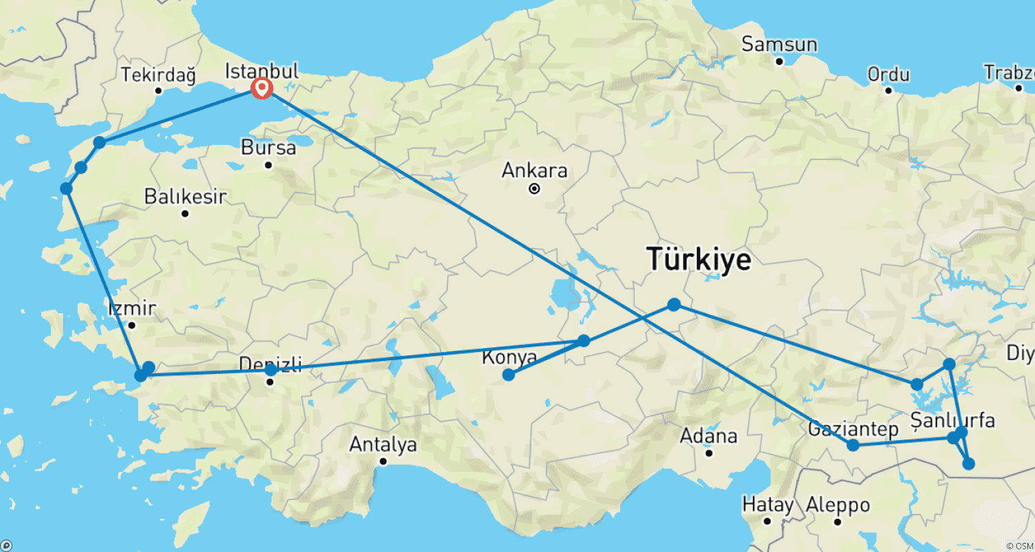 Mapa trasy: Magiczna Wycieczka Odkrywcy