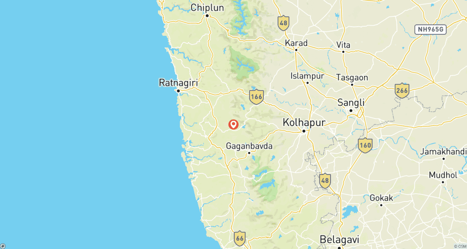 Dudhsagar Falls and Tambdisurla Temples Day Tour from Goaのルートマップ