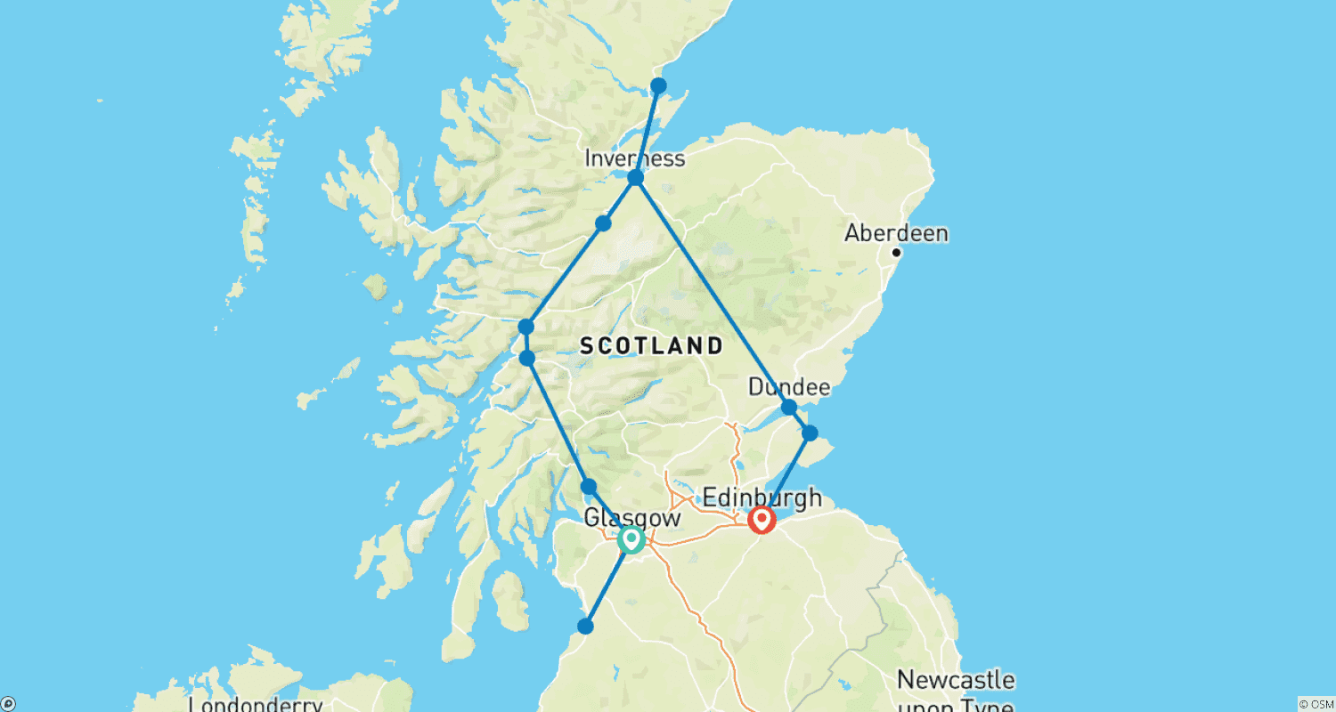خريطة مسار Scottish Royal