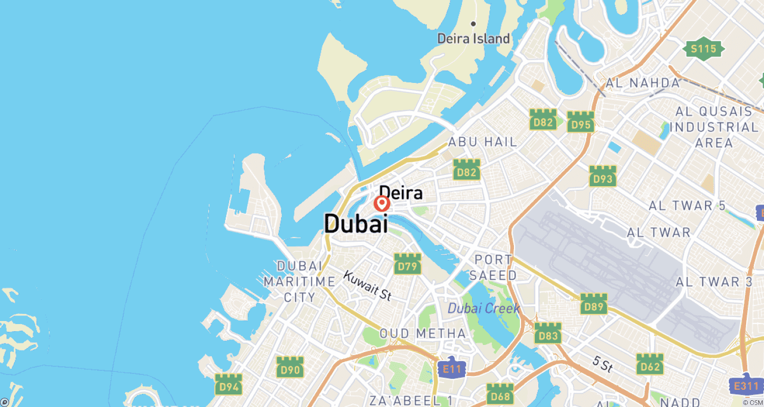 خريطة مسار 4 ليالٍ في دبي - الملاذ الأمثل