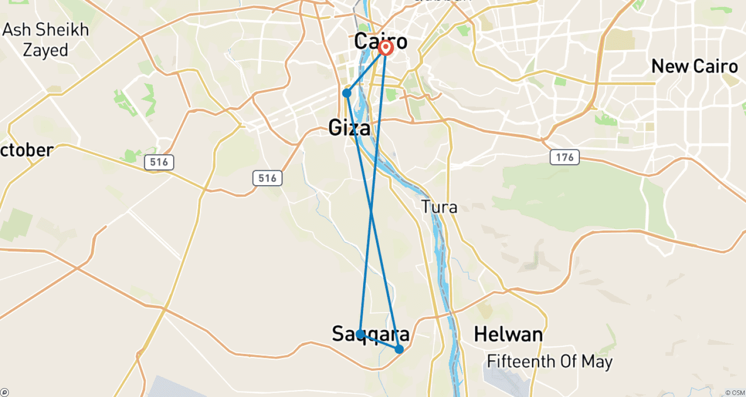 Mapa trasy: Cairo Express