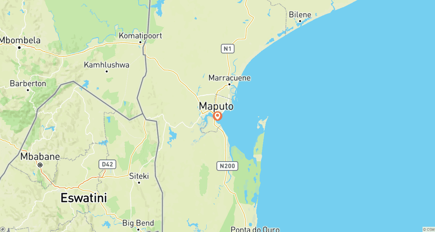 خريطة مسار Maputo Special Reserve 3 Days 2 Nights