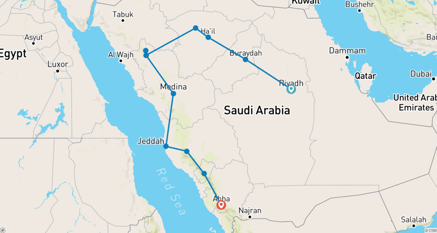 خريطة مسار المملكة العربية السعودية: الكشف عن أسرارها