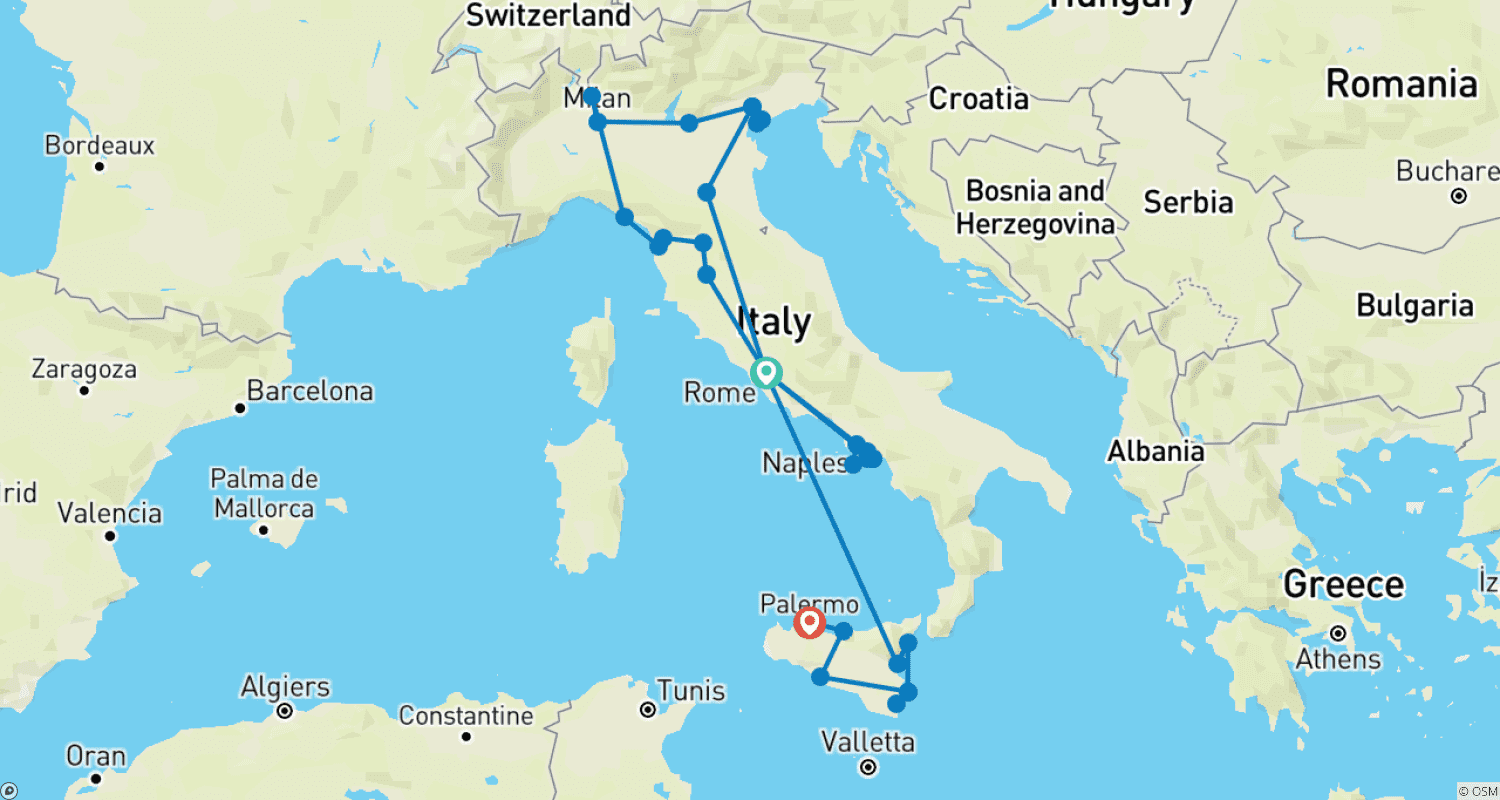 Ultimate Italy (Classic)のルートマップ