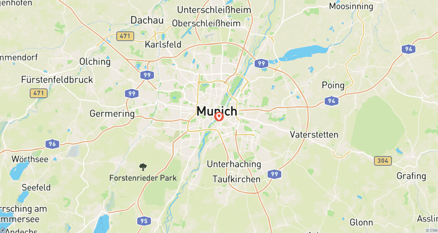 Oktoberfest (Start Munich, 4 Days)のルートマップ
