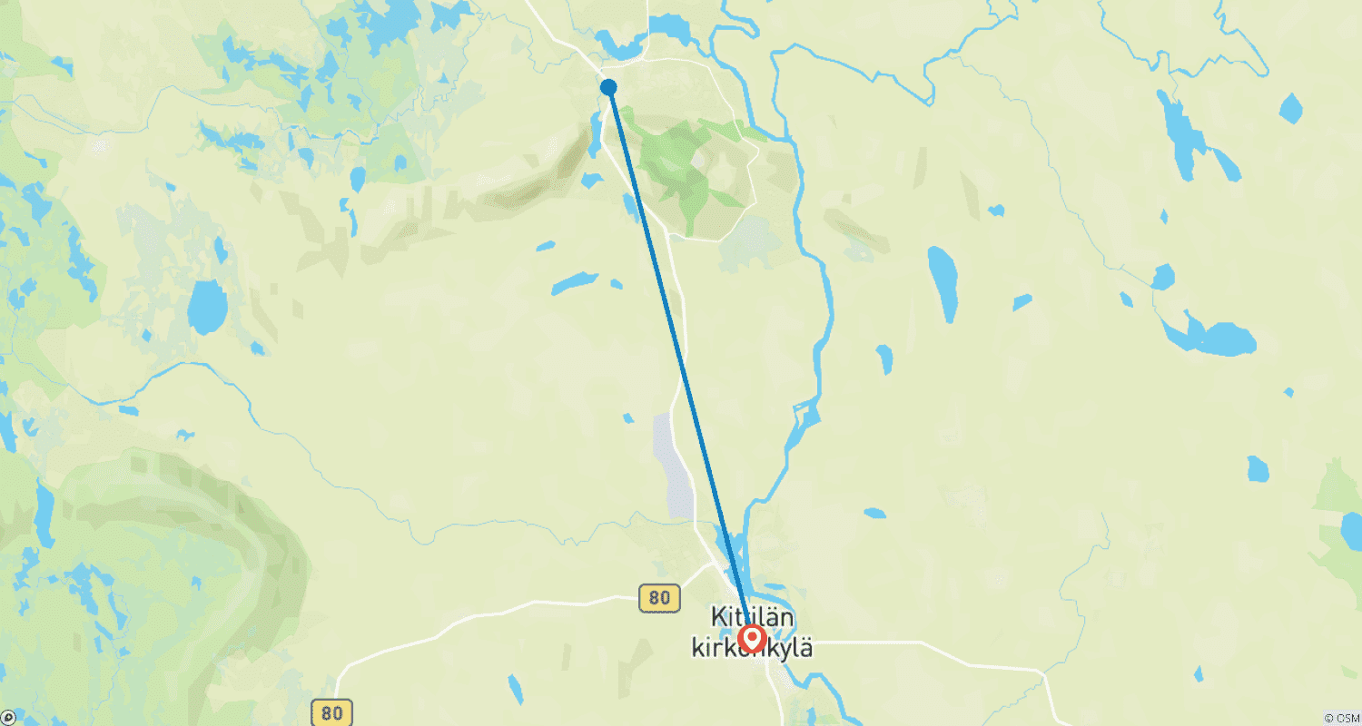 Mapa trasy: Levi à la carte