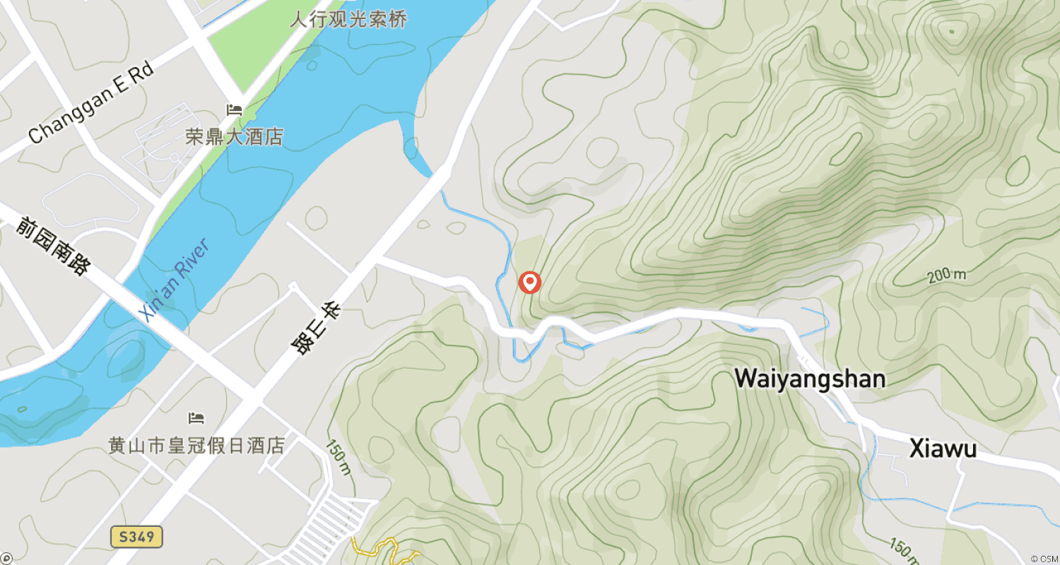 خريطة مسار عطلة قصيرة في مدينة Huangshan، جولة خاصة