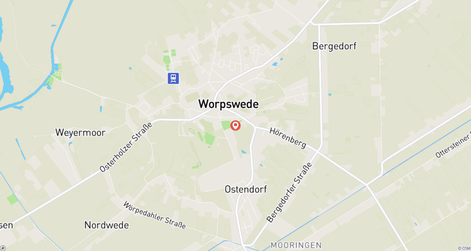 Mapa trasy: Worpswede