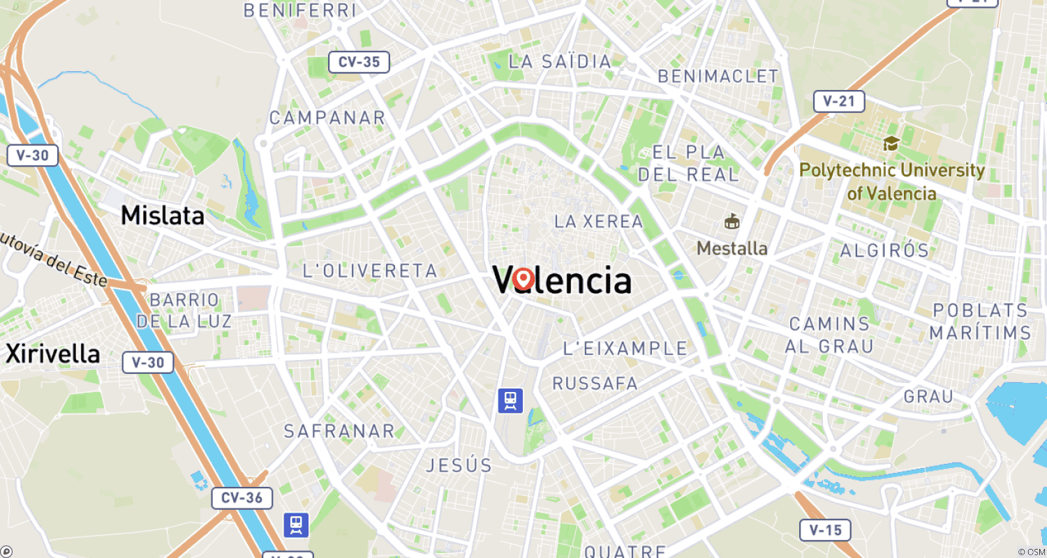 Mapa trasy: Walencja: Wycieczka miejska