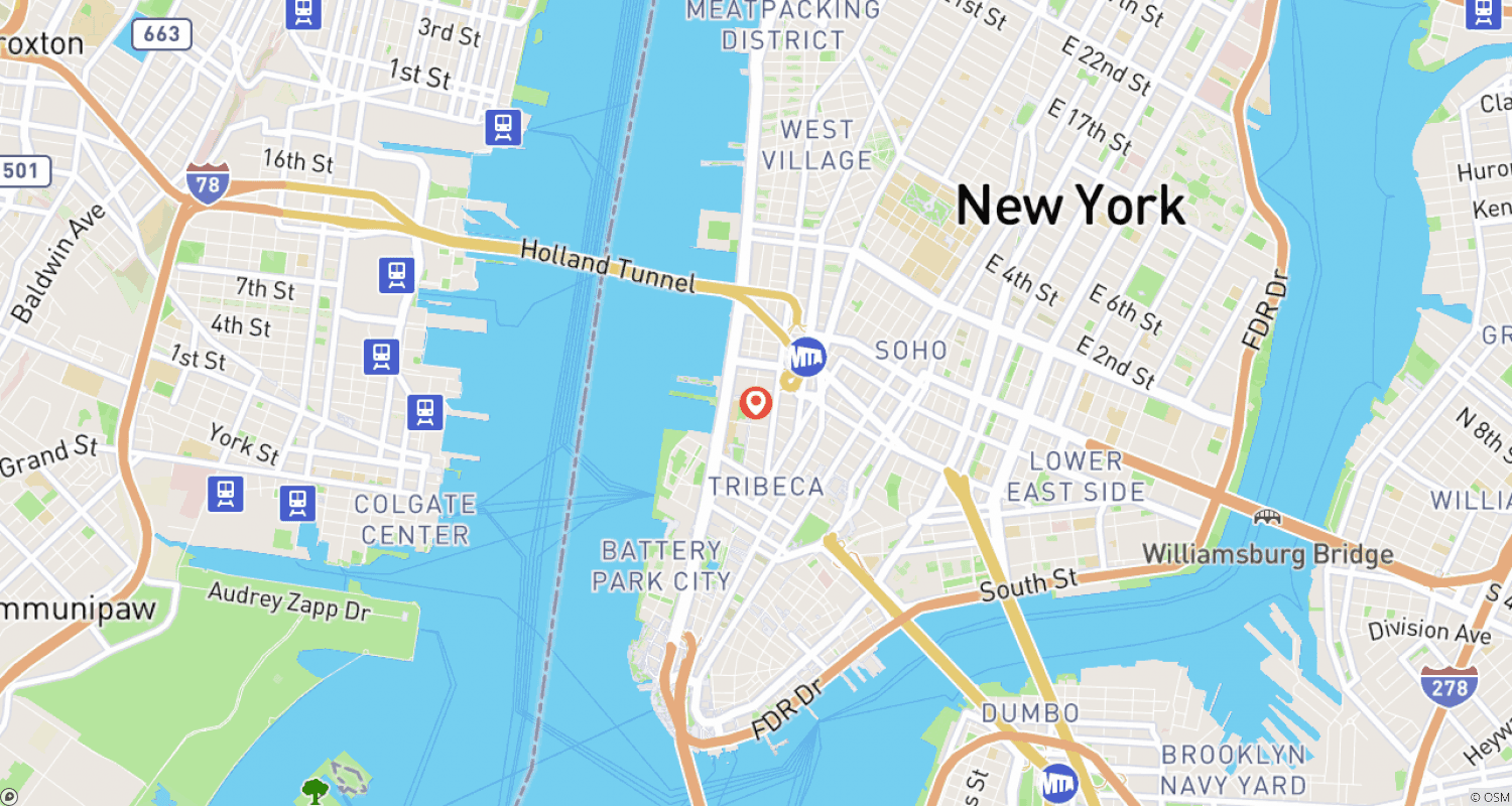 Mapa trasy: New York City Break