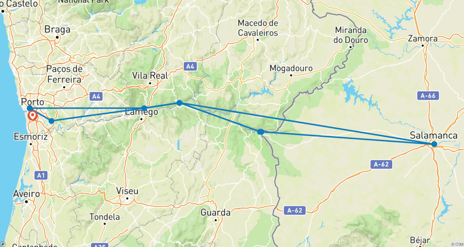 Mapa trasy: Douro Experience 2027