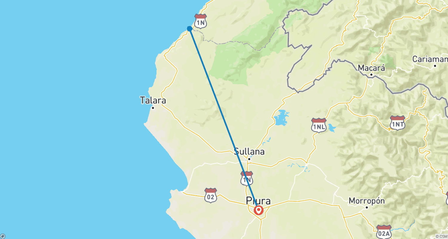 Mapa do percurso de Paraíso do Norte, Pequena Pausa