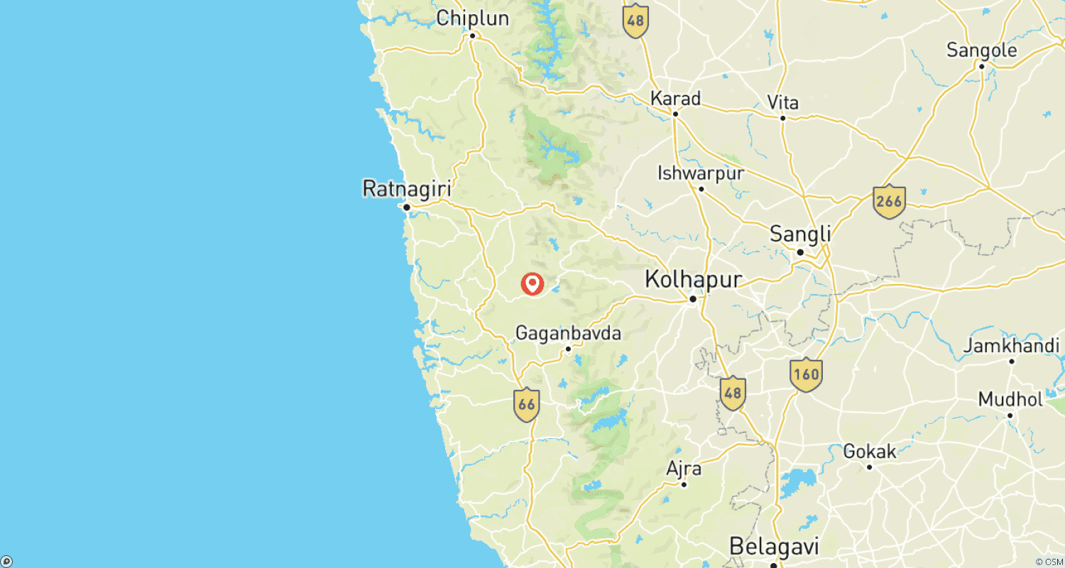 Mapa do percurso de Tour Privado de 5 Dias de Lazer e Conforto em Goa