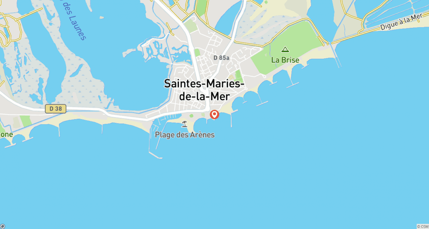 5-Days in Camargue from Arles, Provenceのルートマップ