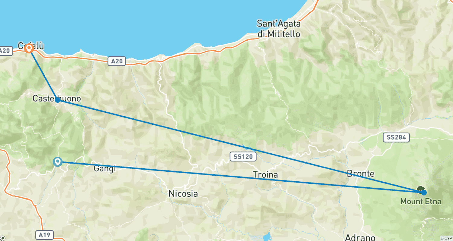 خريطة مسار Sicily - A true impression of Sicily - The Madonie (7 days)