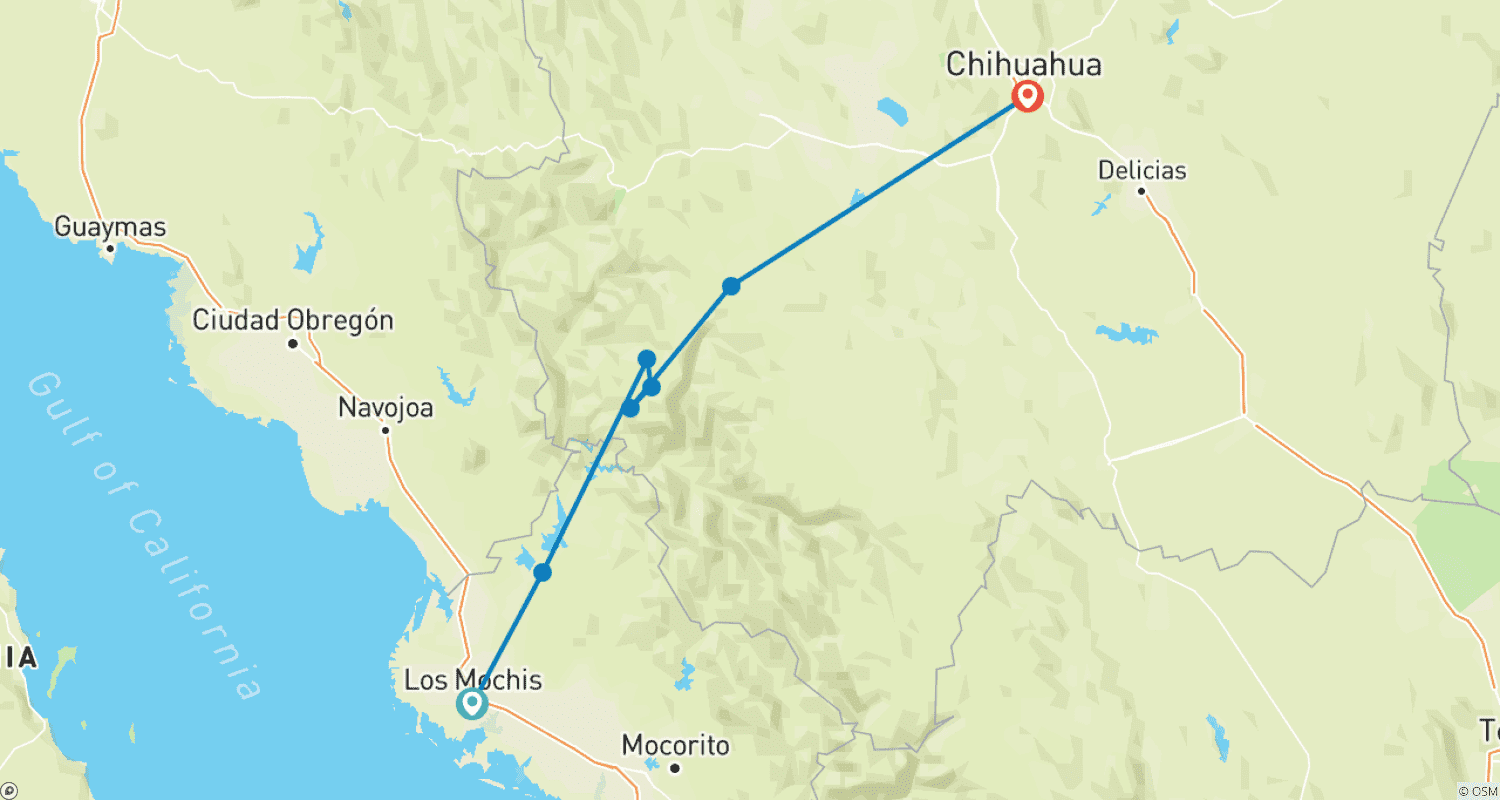Mapa trasy: Trzy kultury