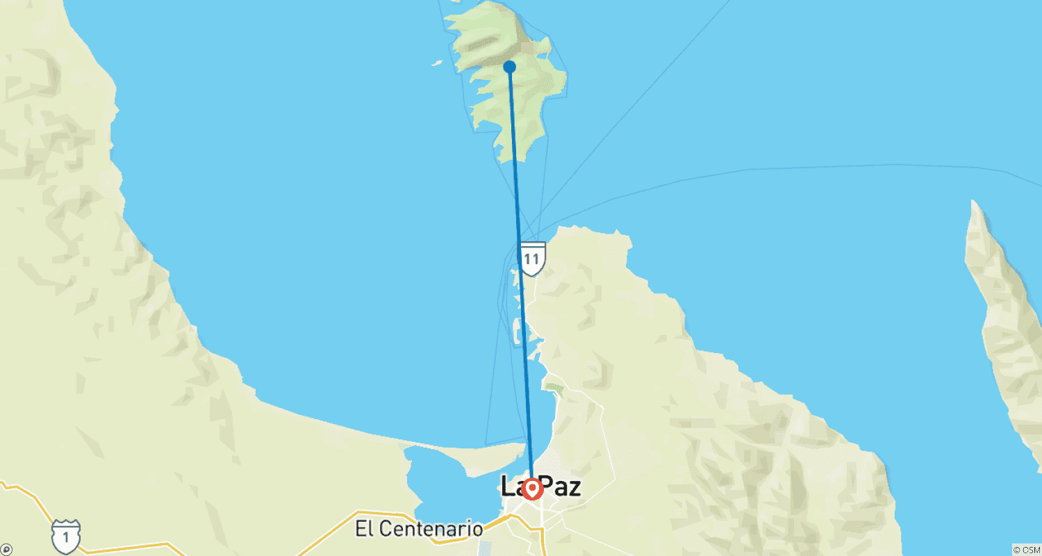 Mapa trasy: La Paz - Aktywnie