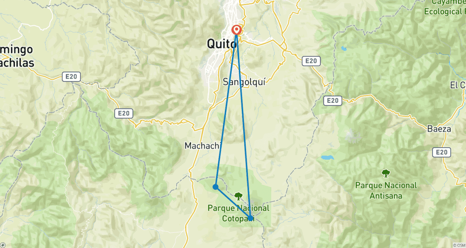 Mapa trasy: Legendarny Trek Wulkaniczny