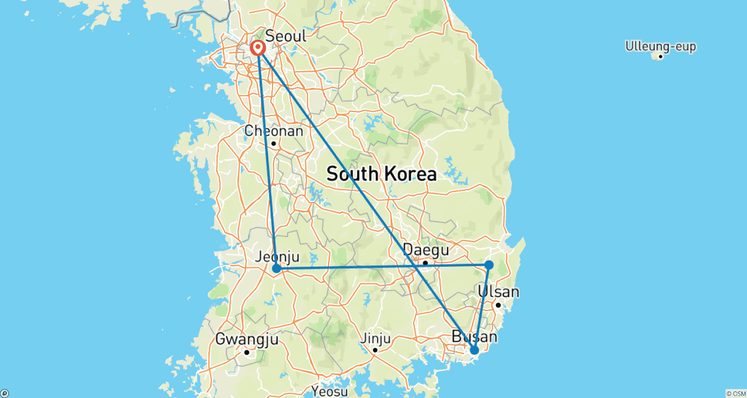 韓国家族アドベンチャー:忘れられない9日間の思い出のルートマップ