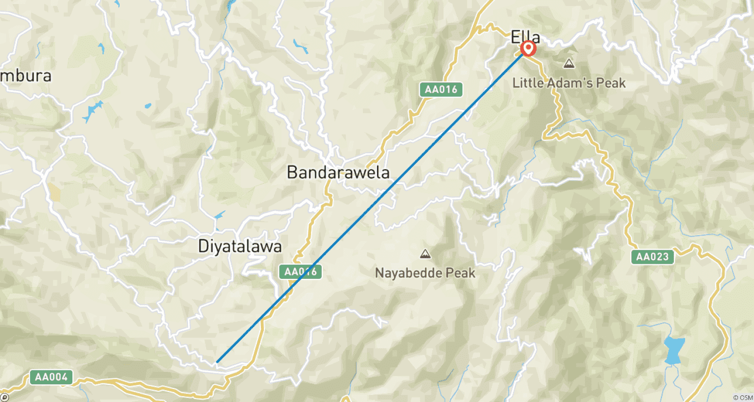 Mapa do percurso de Best of Trekking (Private Tour)