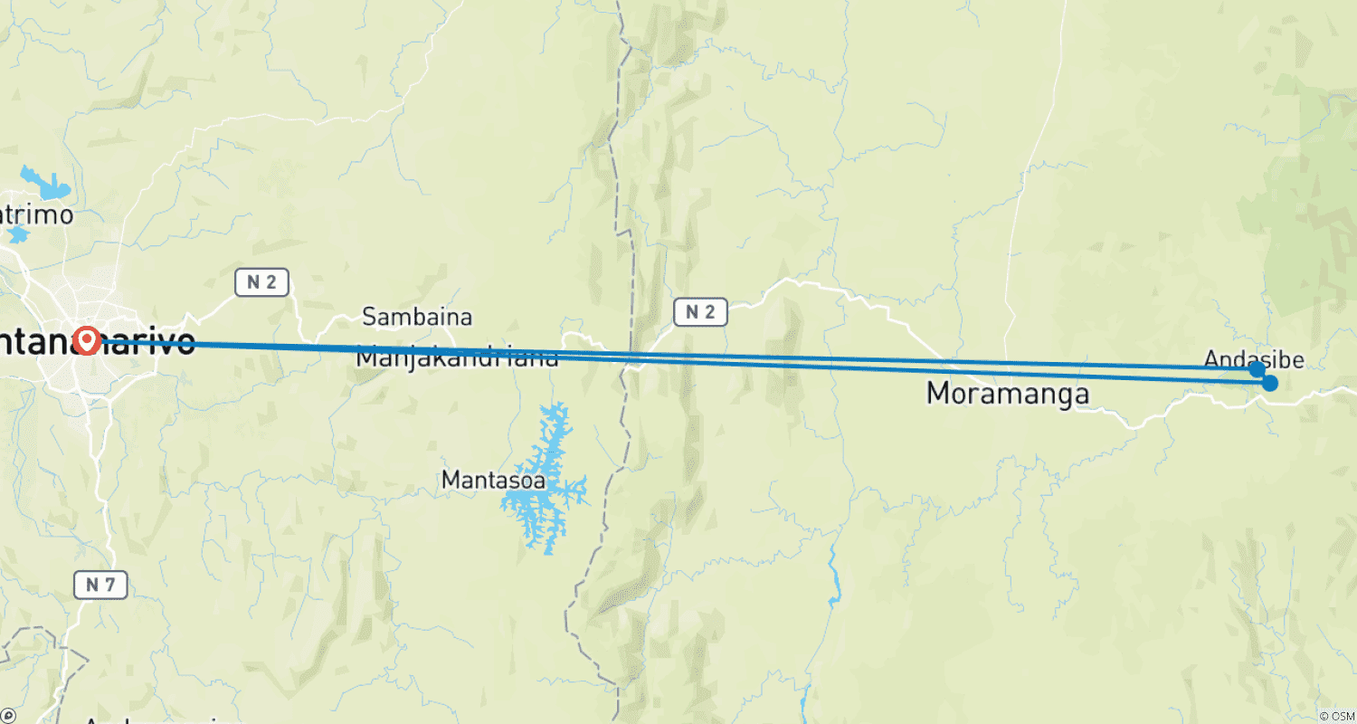 Mapa trasy: Indri Encounters