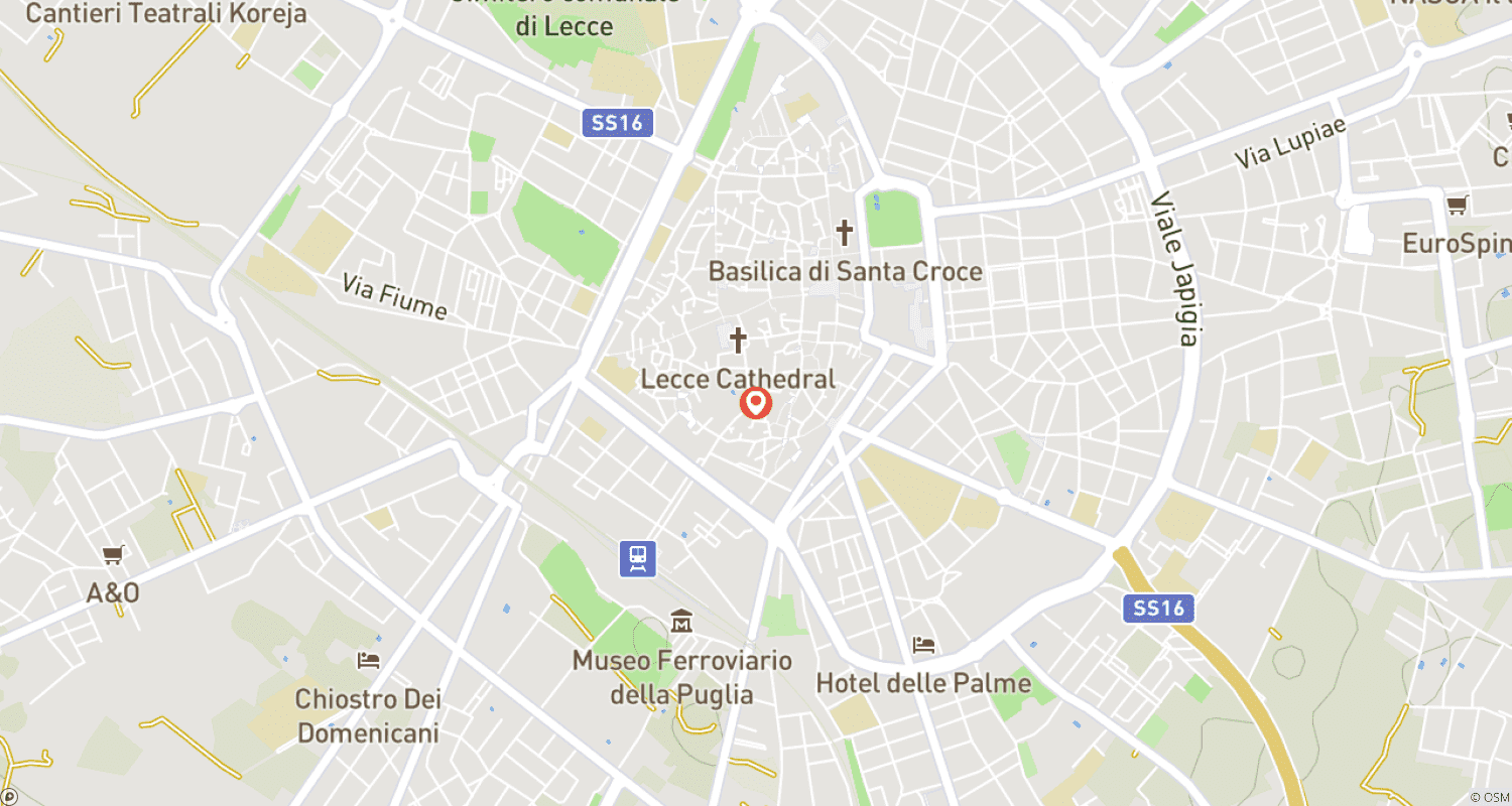 Mapa trasy: Odkrywanie Lecce