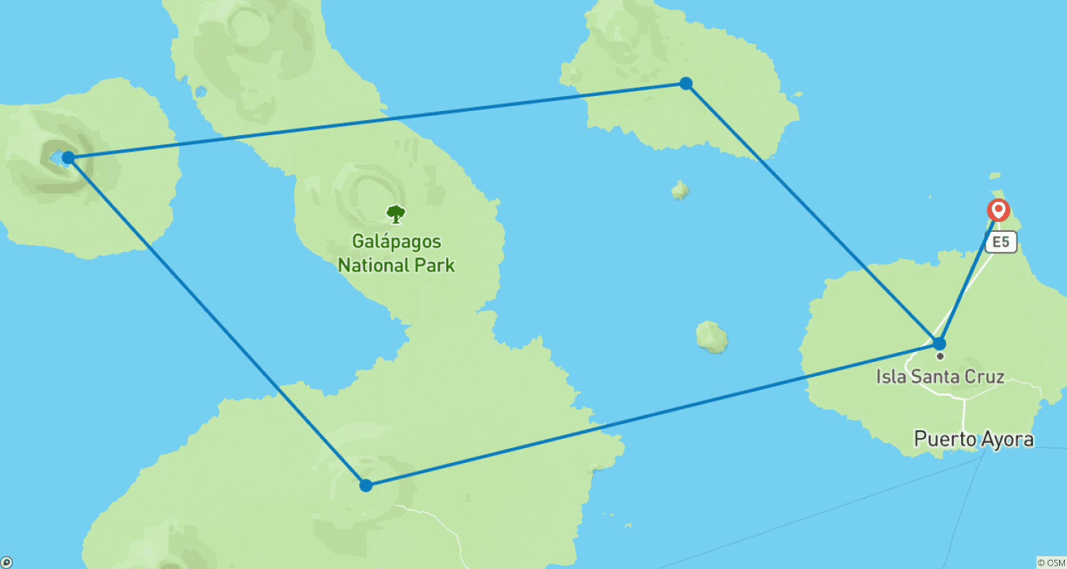 Mapa trasy: Nemo II Catamaran 5 Days