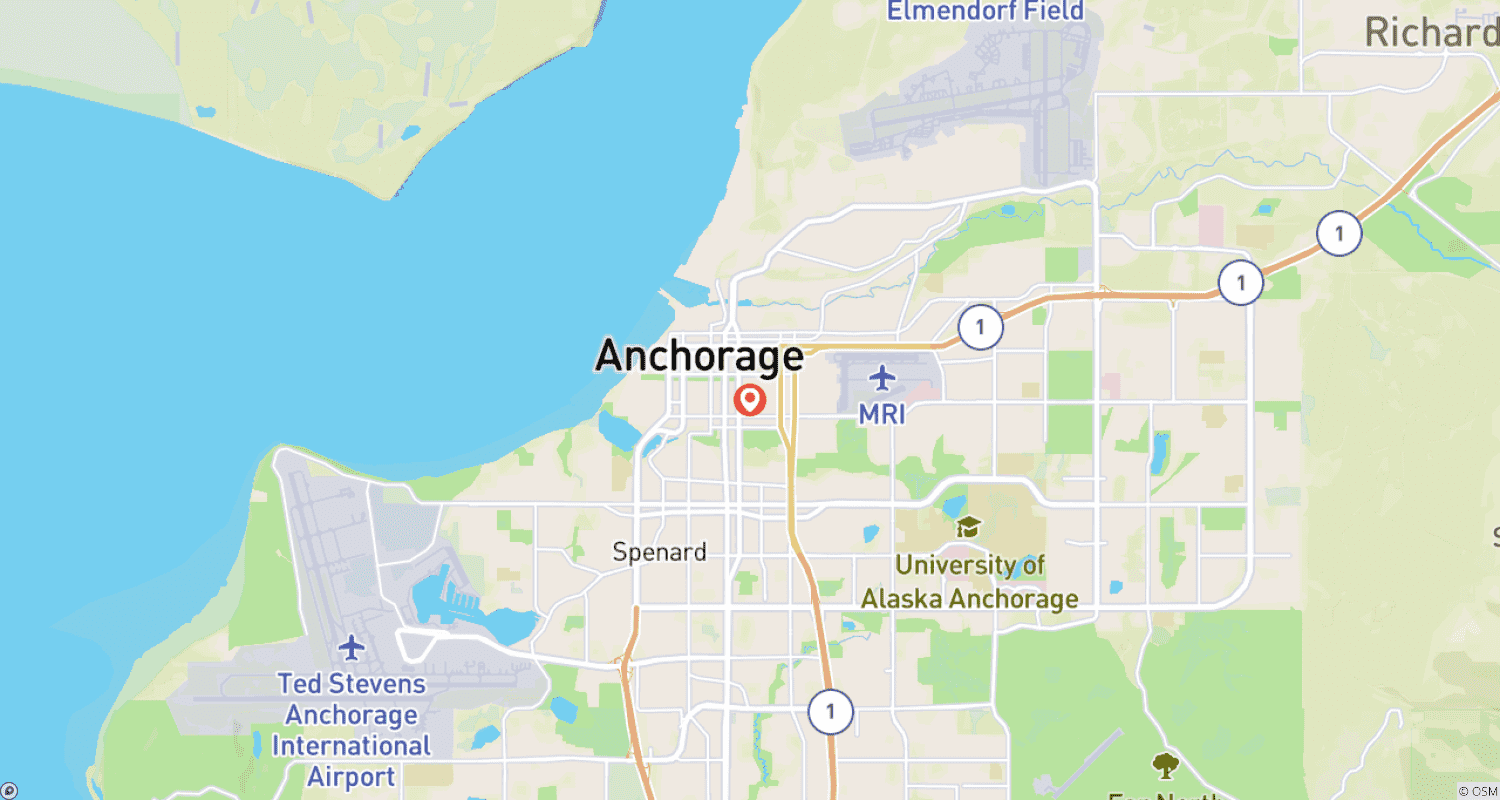 Mapa do percurso de Classic Alaska Backpacking Adventure