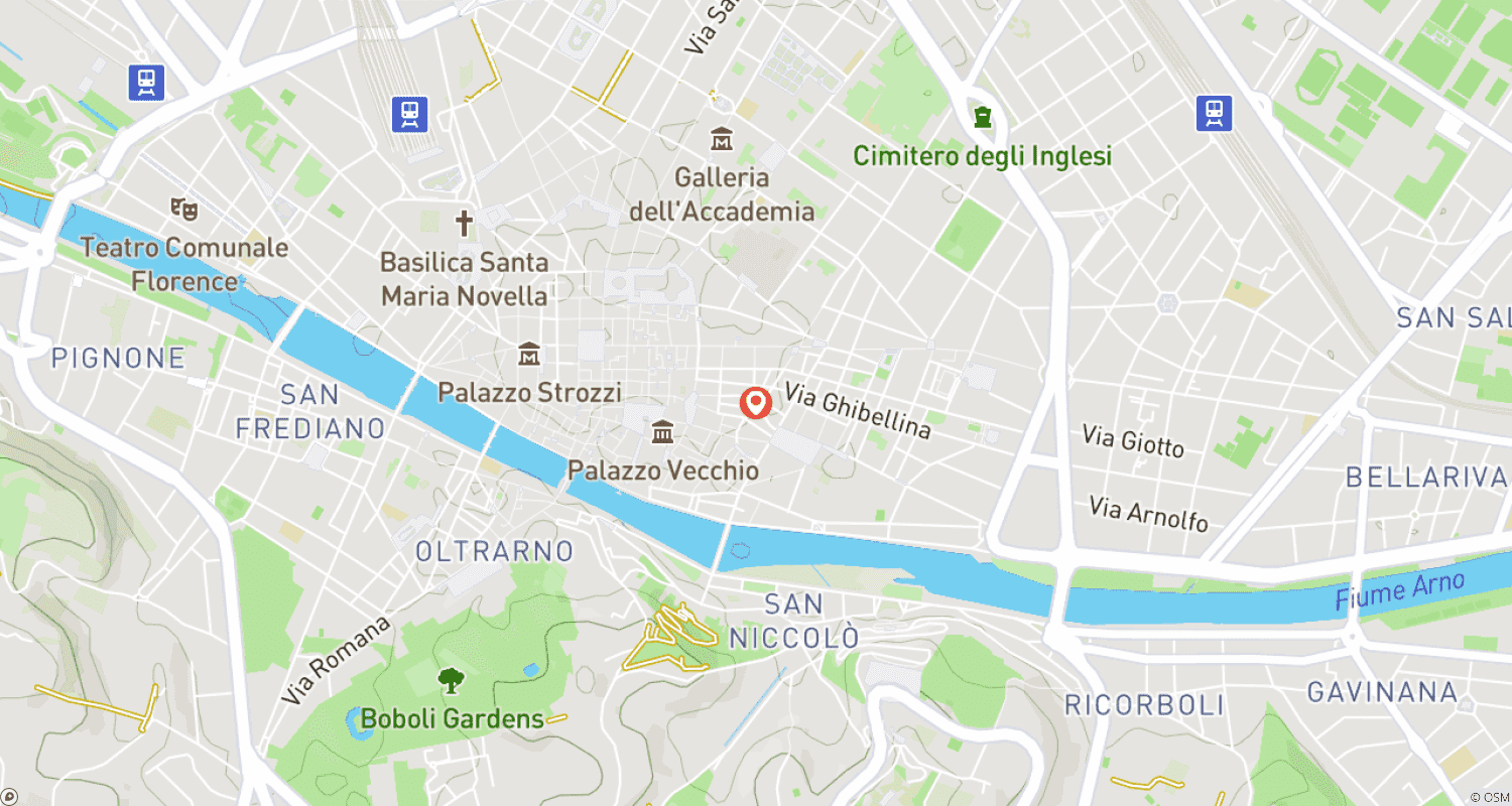Mapa trasy: 4 Dni we Florencji.