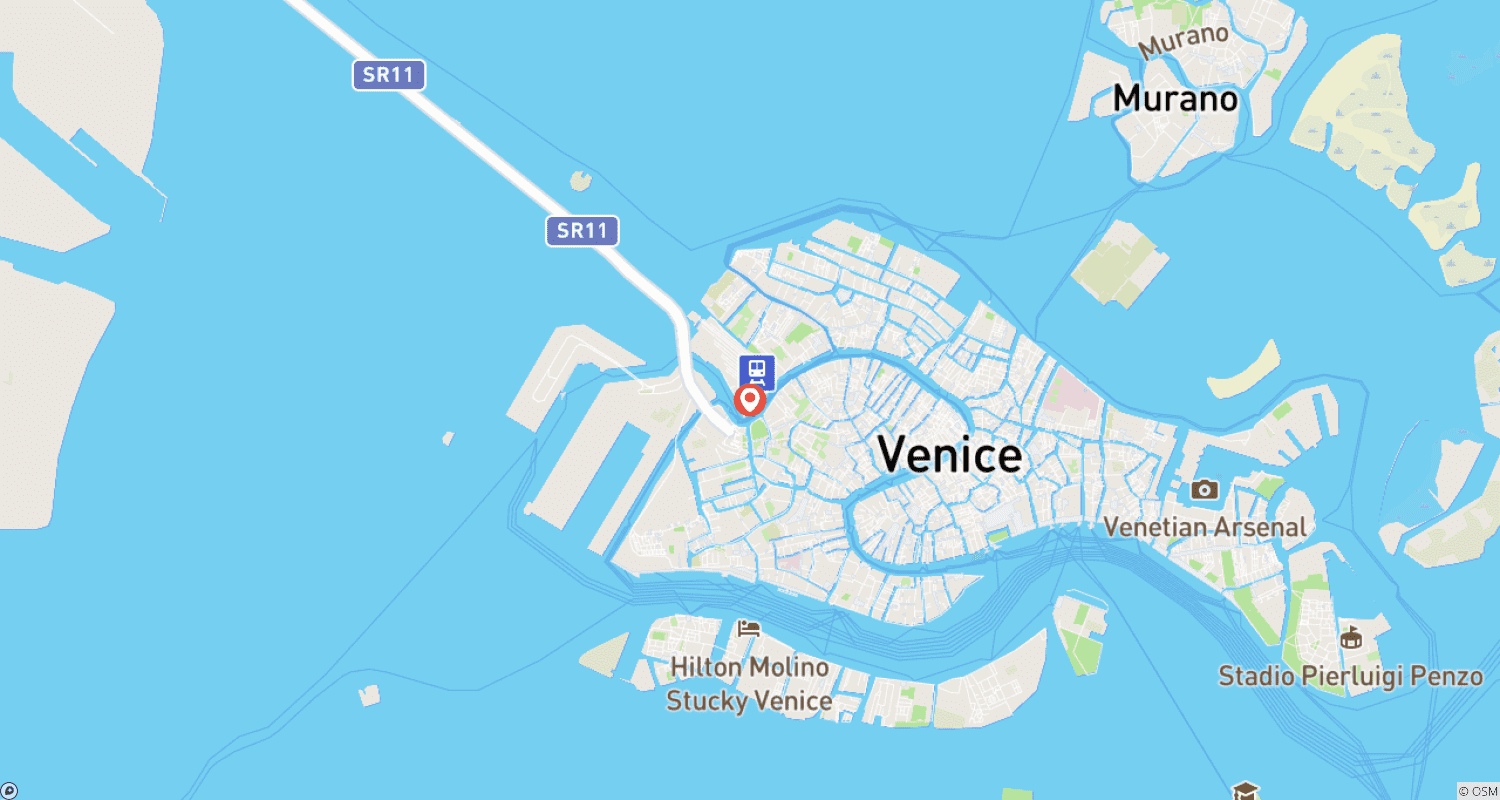 Mapa trasy: 4 Days in Venice.