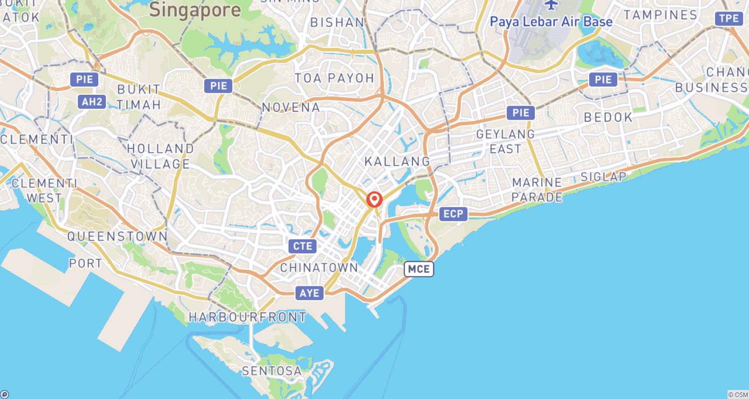 3-Day Singapore City Stopoverのルートマップ