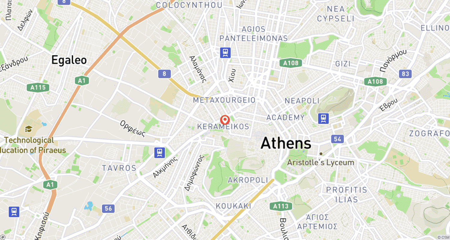 خريطة مسار 4 Days Athens Explore Cooking, Culture and History