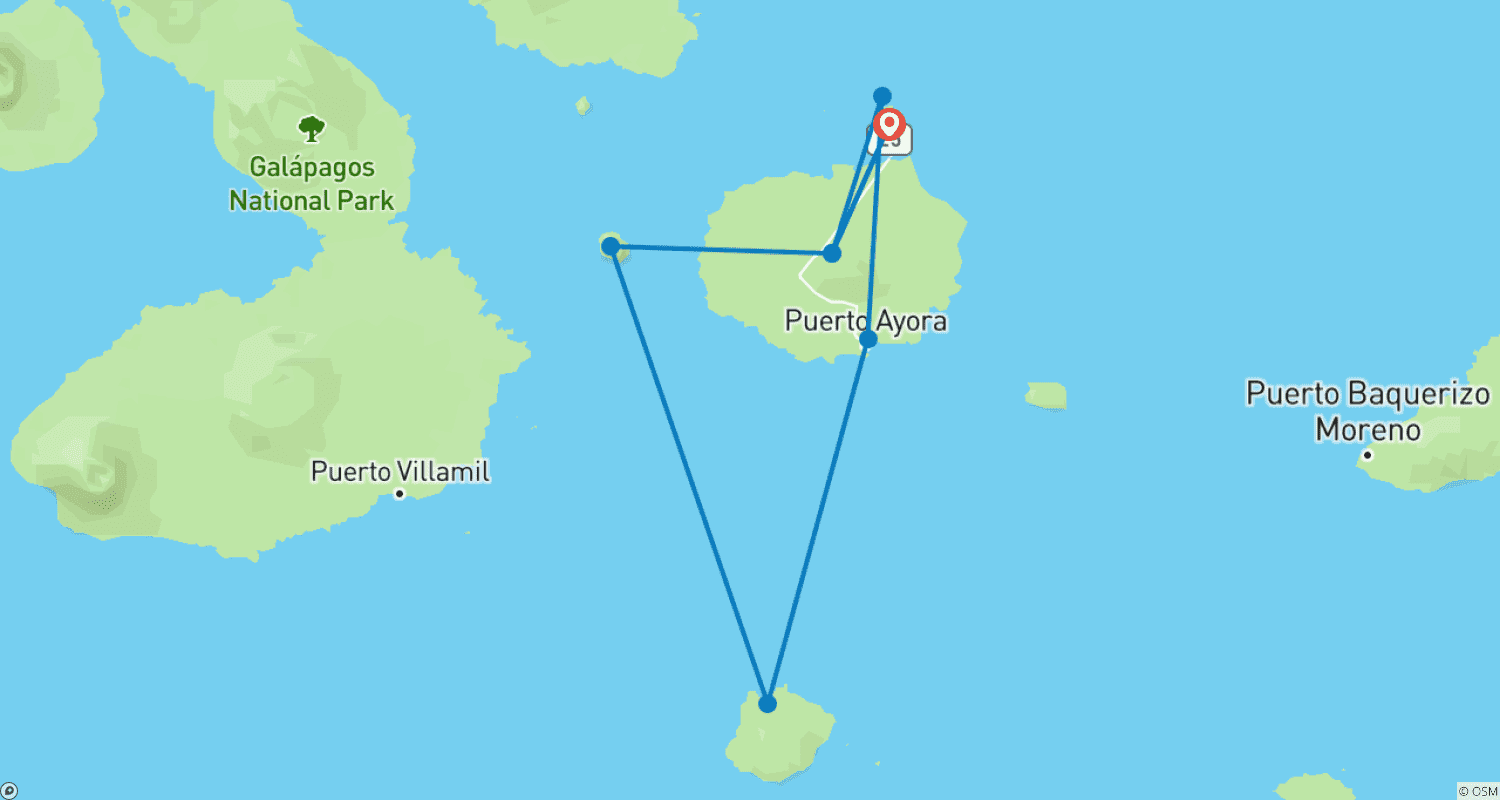 Mapa trasy: Birding & Shark Journey