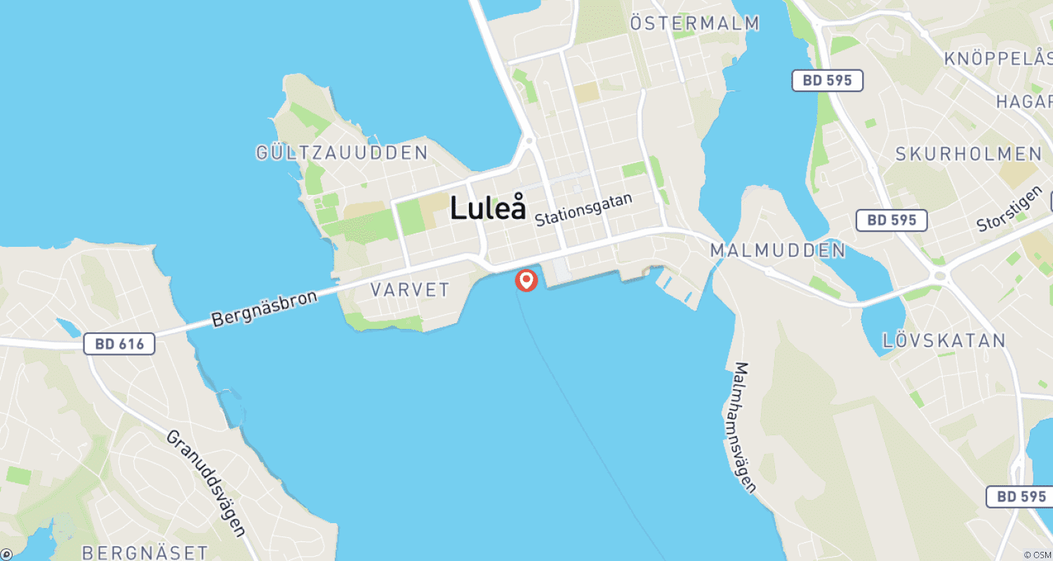 Mapa trasy: Zorza Polarna i Arktyczna Łaźnia
