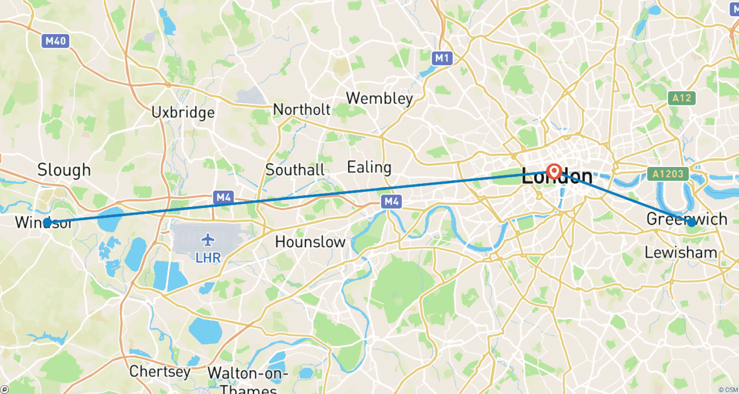 Spotlight on London (2026)のルートマップ