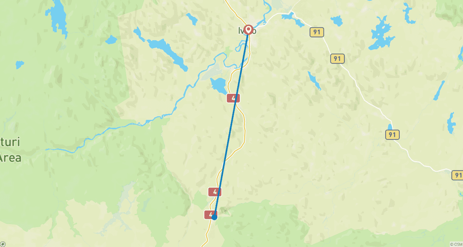 Mapa trasy: Nordlicht-Kulturpaket
