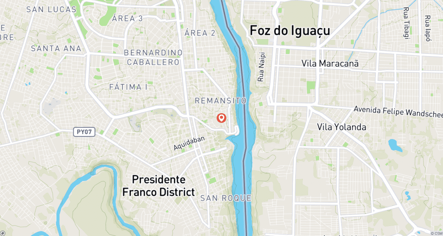 Mapa trasy: Fascynacja Iguassu - Mabu Thermas Grand Resort
