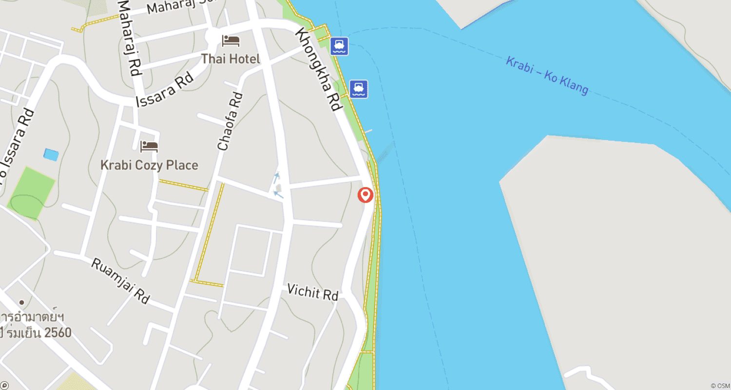 Mapa trasy: 7 dni w Tajlandii Odkryj najpiękniejsze miejsca na wyspie Krabi.