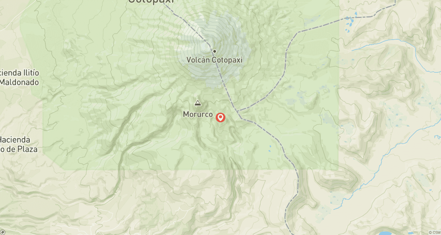 Mapa trasy: Horseback Ride Through Cotopaxi National Park to Limpiopungo Lagoon - Small Group