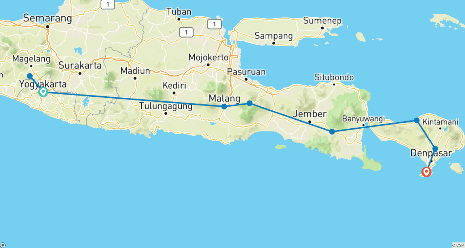 Mapa trasy: Natura, kultura i tradycja (prywatna wycieczka)