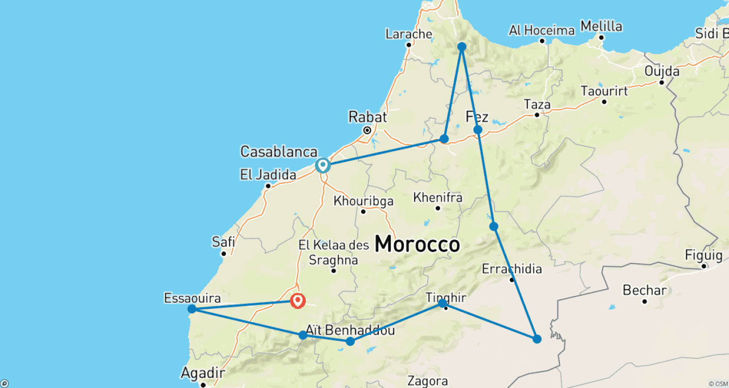 خريطة مسار المغرب يناديك
