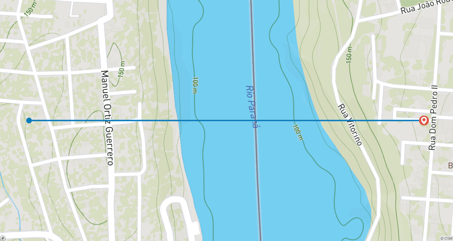 Mapa trasy: Iguazu Ekspres (4D/3N)