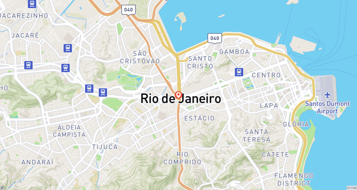 Mapa trasy: Rio Radical Tour (4D/3N)