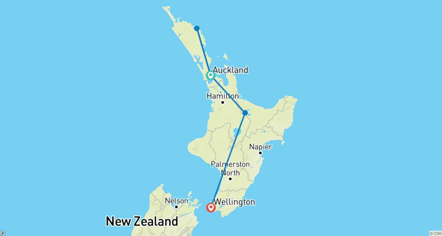 Mapa do percurso de Destaque do Norte (Melhores Compras)