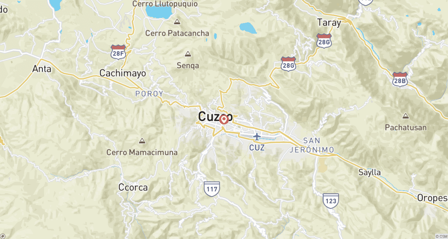 Mapa trasy: WĘDRÓWKA SZLAKIEM INKÓW DO MACHU PICCHU I ODKRYWANIE PERU (TYLKO DLA KOBIET)