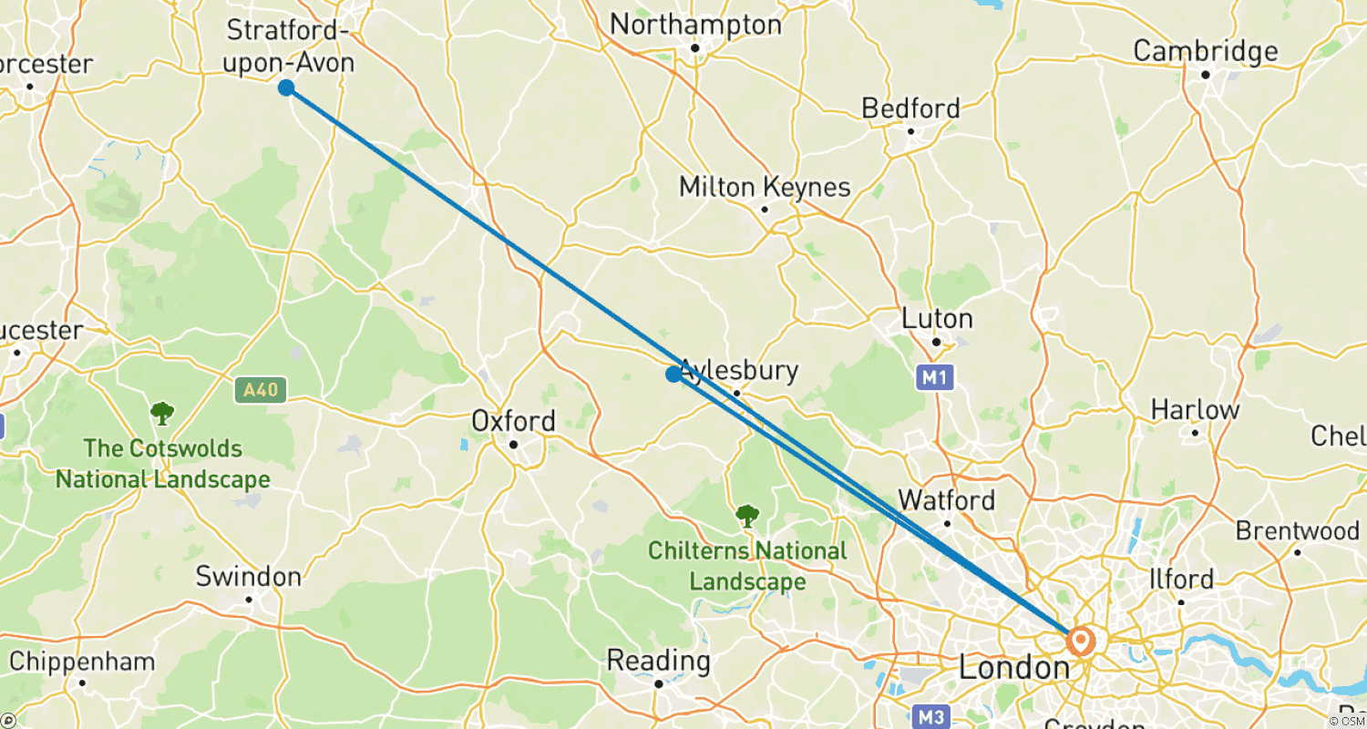 Mapa trasy: London Christmas Delight