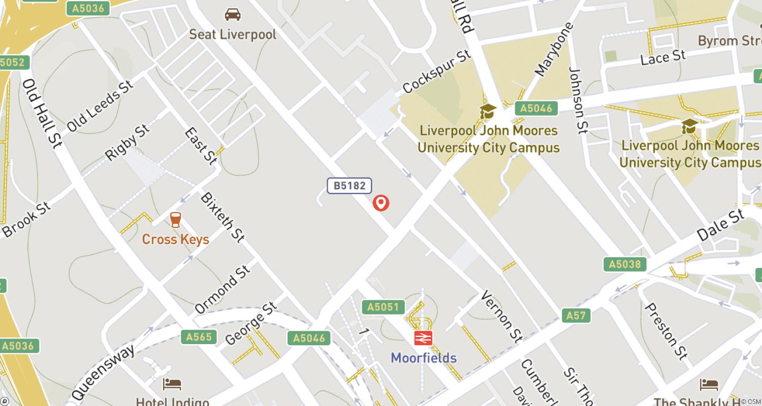 Mapa trasy: 4-dniowa przygoda w Liverpoolu