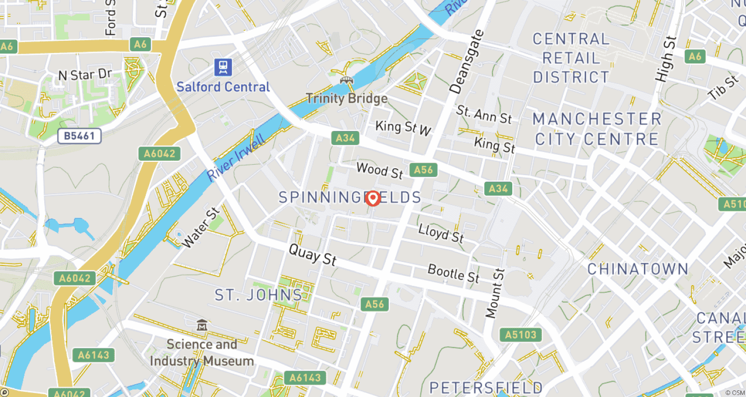 Mapa trasy: Zwiedzanie Muzeum Old Trafford