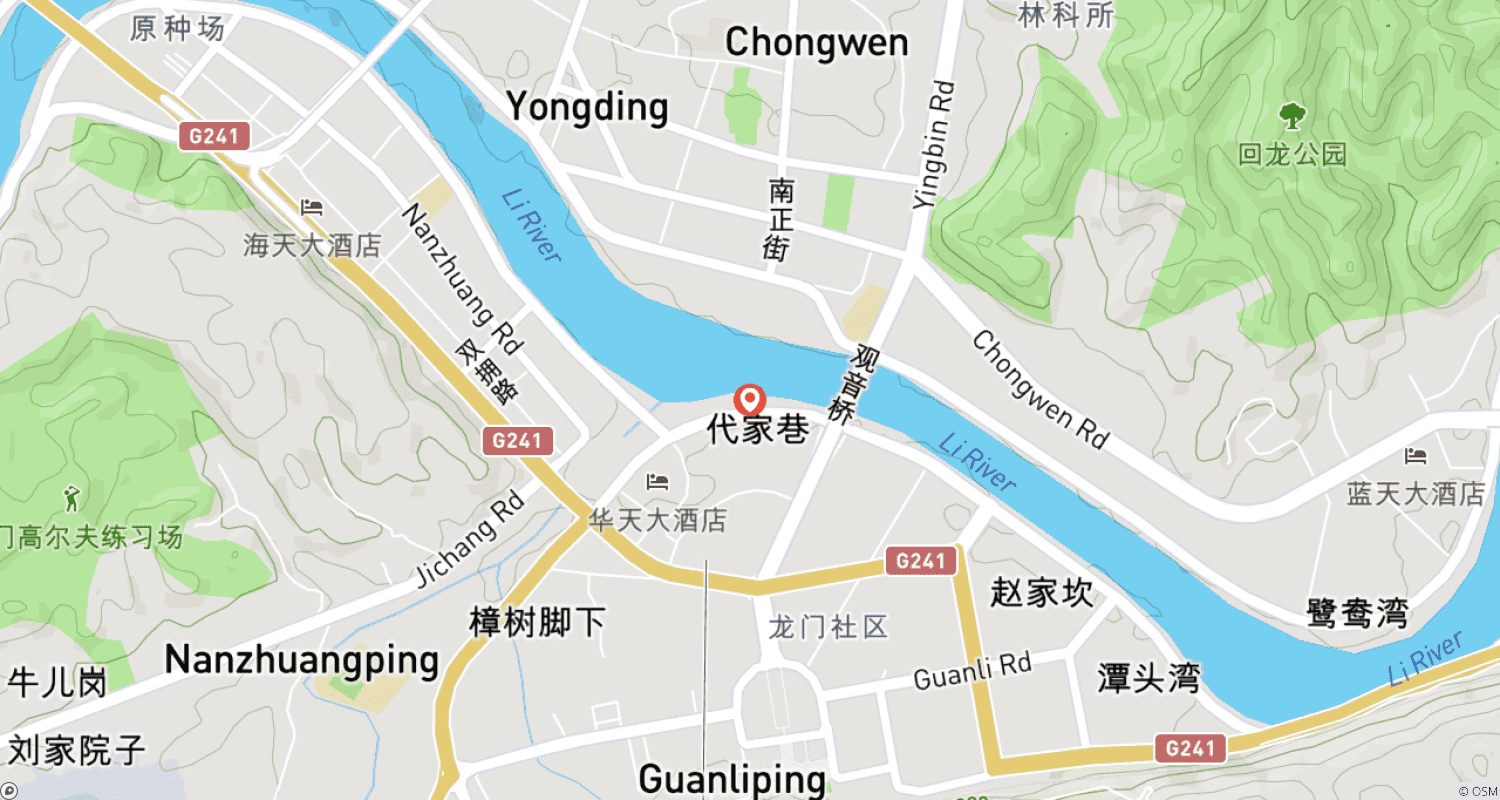 خريطة مسار 【CHINA】Zhangjiajie 5-Day Tour Package to Avatar Mountains & Ancient Towns